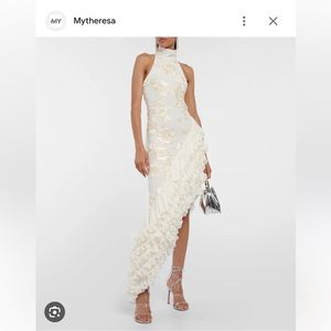 ROTATE BIRGER CHRISTENSEN Asymmetric appliqué dress